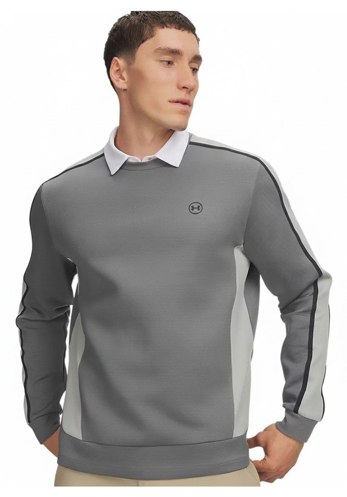 Under Armour UA Drive Crew couche intermédiaire homme, grise