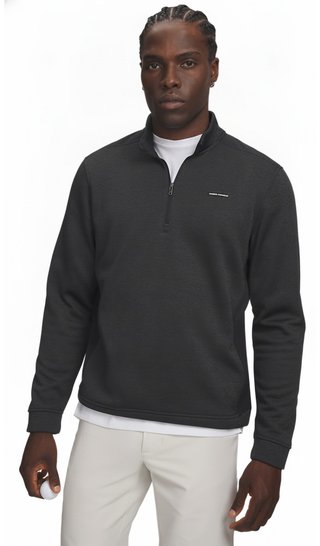 Under Armour Sweaterfleece Hybrid HZ sweat homme, noir