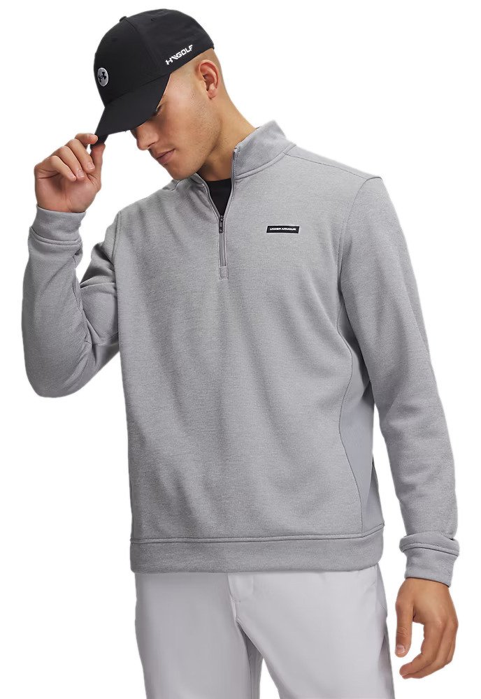 Under Armour Sweaterfleece Hybrid HZ sweat homme, gris