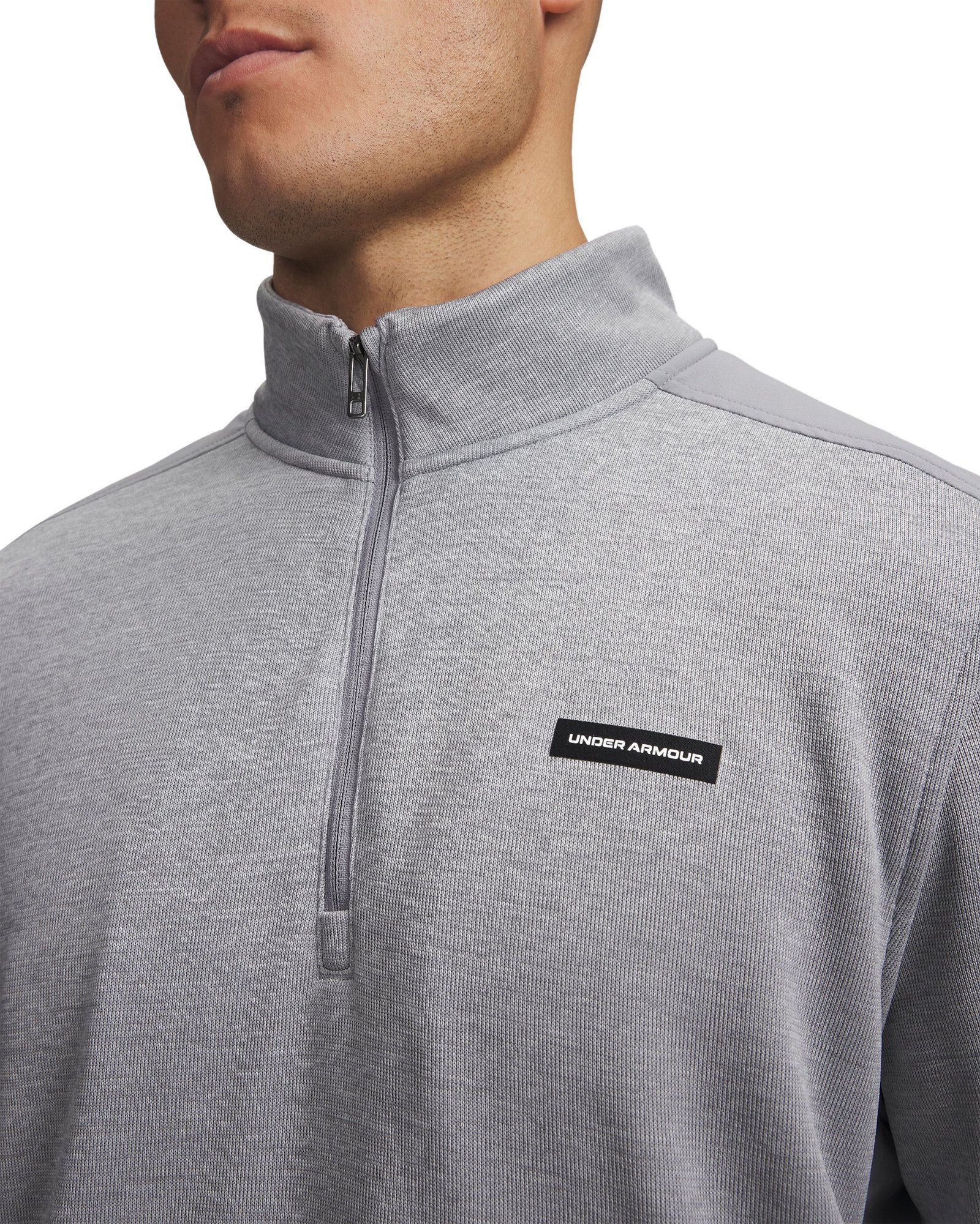Under Armour Sweaterfleece Hybrid HZ sweat homme, gris