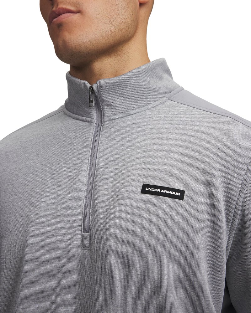 Under Armour Sweaterfleece Hybrid HZ sweat homme, gris