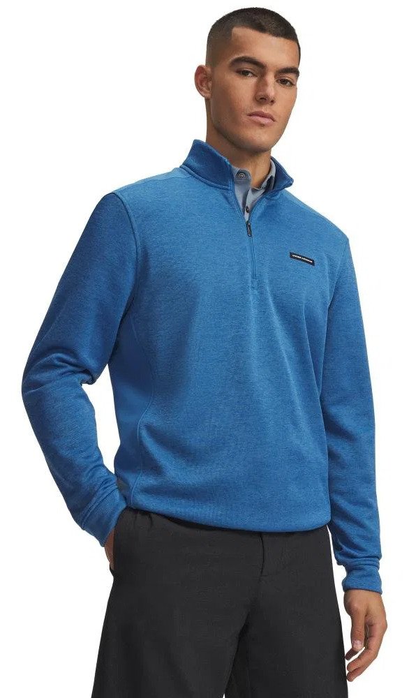 Under Armour Sweaterfleece Hybrid HZ sweat homme, bleu