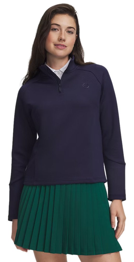 Under Armour UA Drive Midlayer 1/4 zip sweat femme, bleu