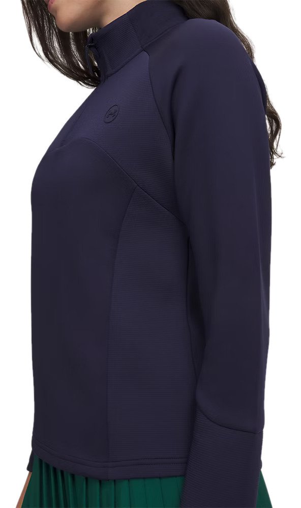 Under Armour UA Drive Midlayer 1/4 zip sweat femme, bleu