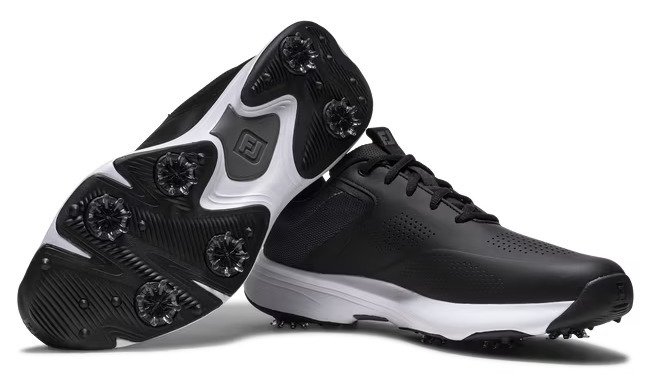 FootJoy Qualifier chaussures de golf homme, noir/blanc/gris