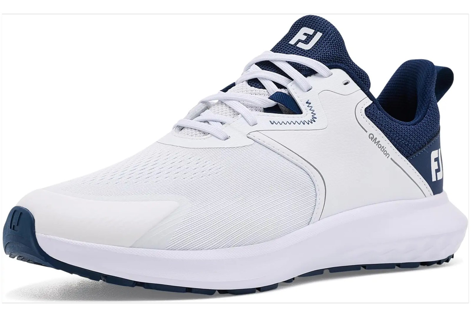 FootJoy Qmotion chaussures de golf homme, blanc/marine