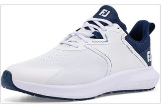 FootJoy Qmotion chaussures de golf homme, blanc/marine