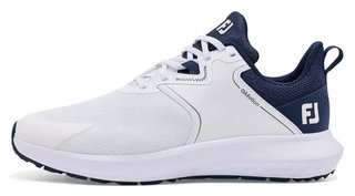 FootJoy Qmotion chaussures de golf homme, blanc/marine