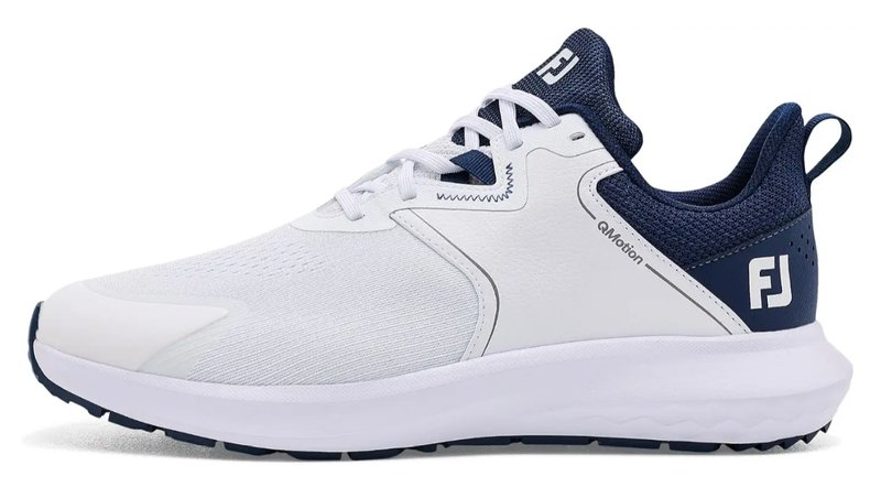 FootJoy Qmotion chaussures de golf homme, blanc/marine