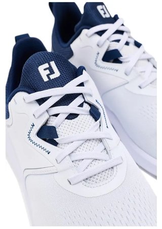 FootJoy Qmotion chaussures de golf homme, blanc/marine