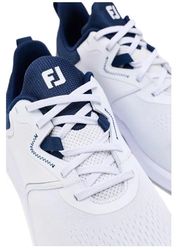 FootJoy Qmotion chaussures de golf homme, blanc/marine