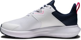FootJoy Qmotion chaussures de golf femme, blanc/bleu/rose