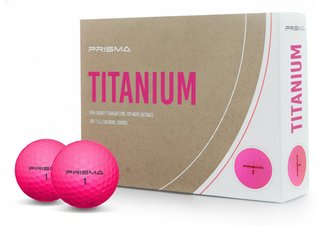 Prisma Titanium balles de golf (12 balles), roses