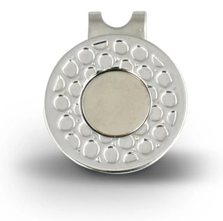 Masters Golf Deluxe Magnetic Hat Clip, or/argent