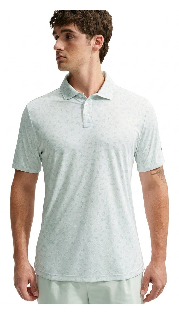 Nike Par Dri-FIT Grass Print polo homme, blanc
