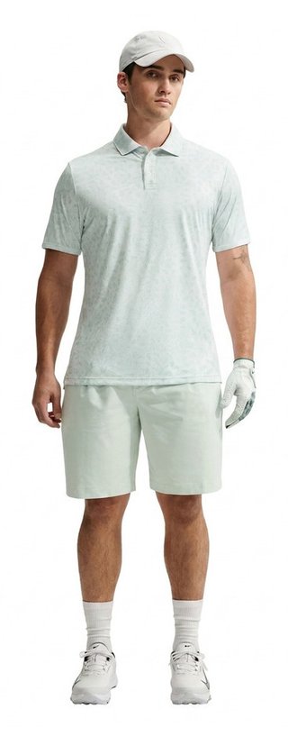 Nike Par Dri-FIT Grass Print polo homme, blanc