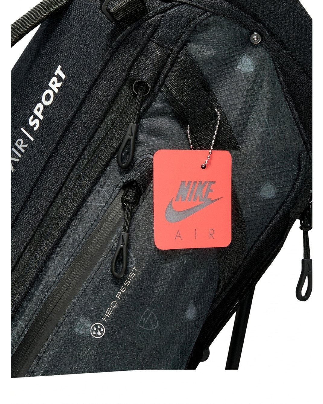 Nike Air Sport 2 stand bag, noir/iron grey/blanc