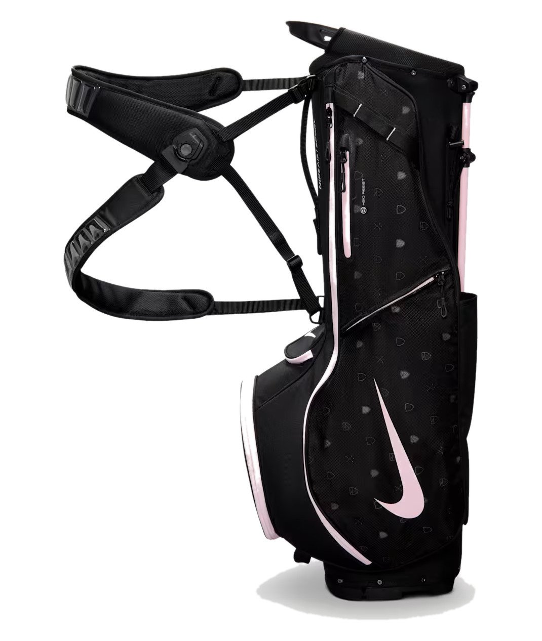 Nike Air Sport 2 stand bag, noir/sail/rose/pink foam