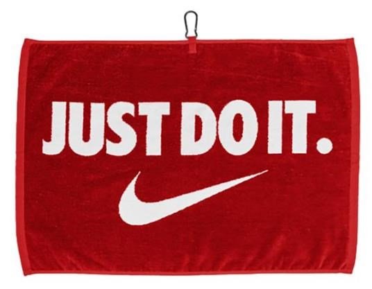 Nike Performance serviette de golf, rouge/blanc