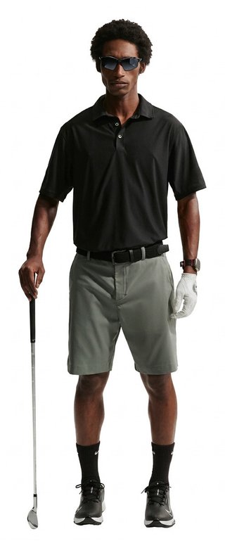 Nike Tailored Performance polo homme, noir