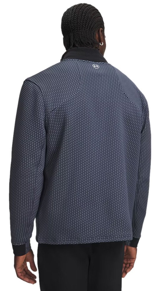 Under Armour Drive Pro Hybrid FZ sweat homme, downpour grey/blanc
