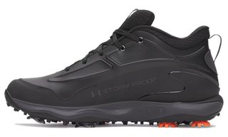 Under Armour Drive Winterized chaussures de golf homme, anthracite/clay green/metallic gun metal