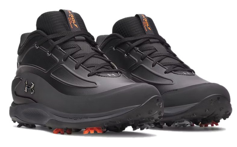 Under Armour Drive Winterized chaussures de golf homme, anthracite/clay green/metallic gun metal
