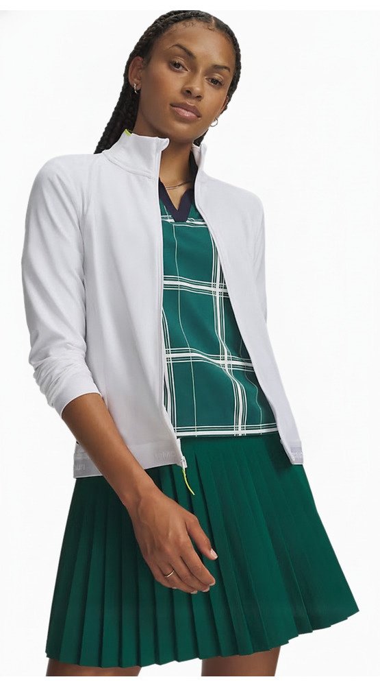 Under Armour Drive Lightweight sweat femme, blanc/green citrone