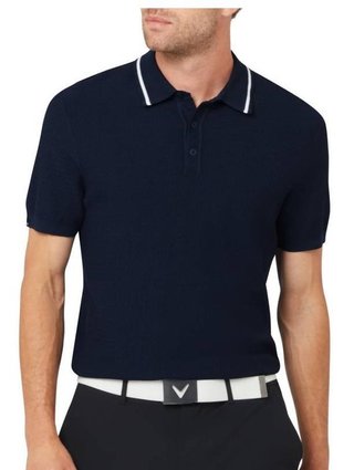 Callaway Textured sweater polo homme, peacoat