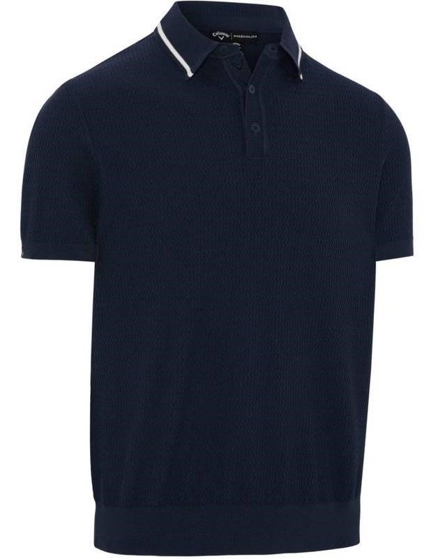 Callaway Textured sweater polo homme, peacoat
