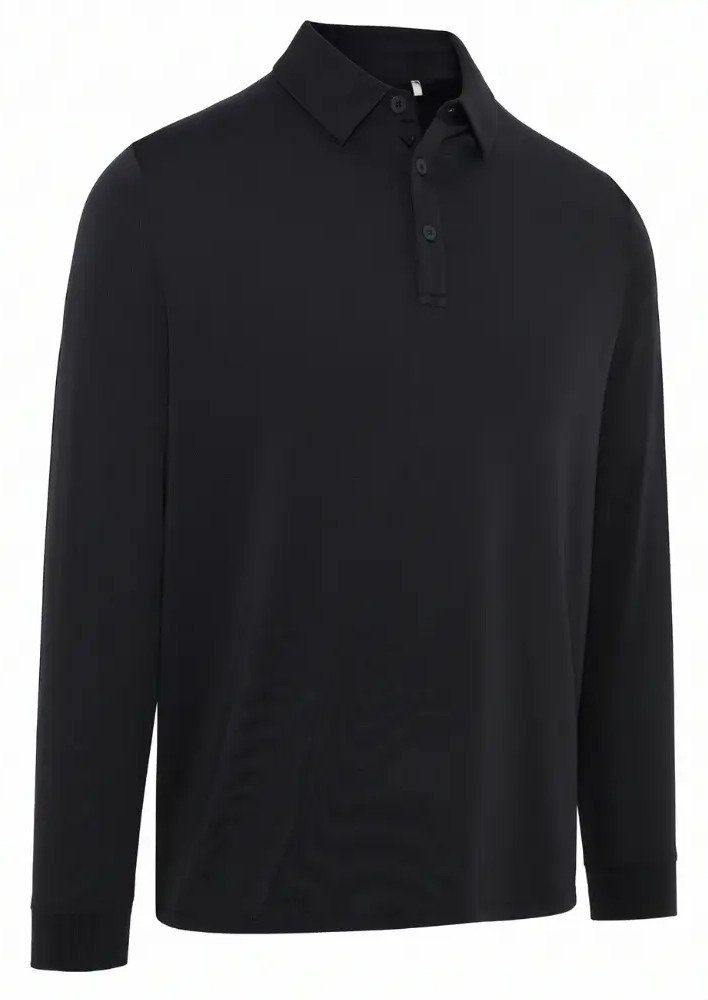 Callaway Soft Touch Long Sleeve polo homme, caviar