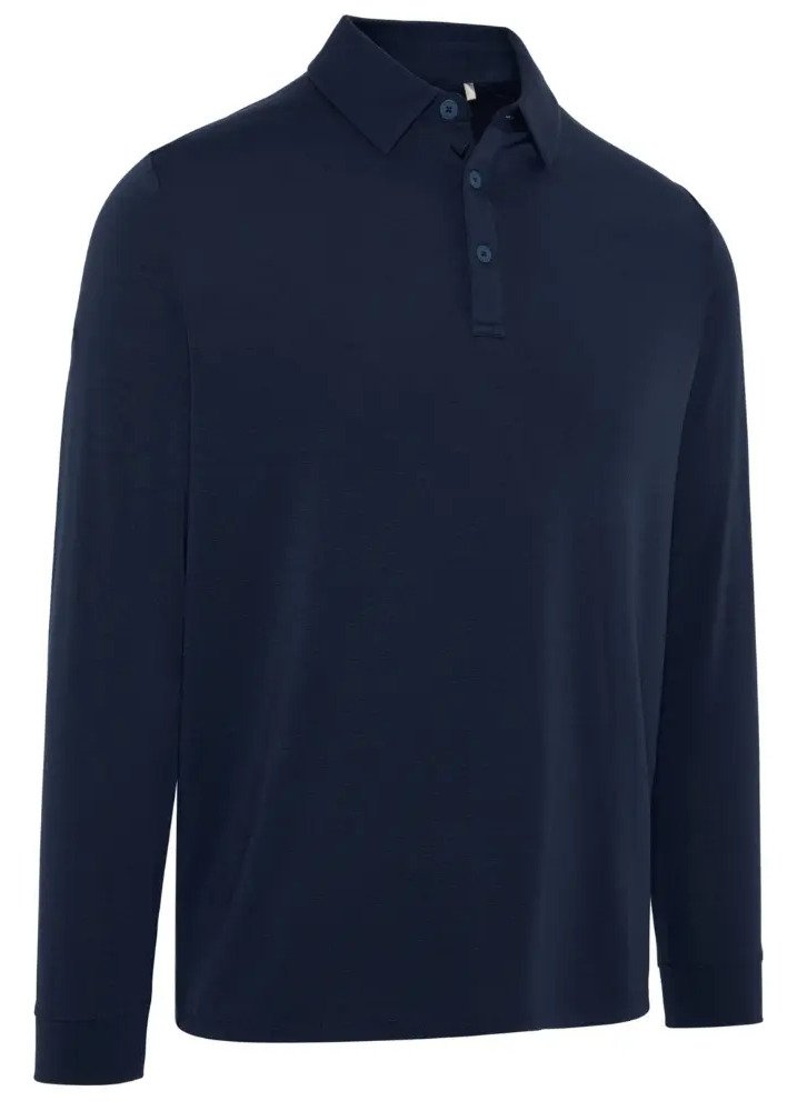 Callaway Soft Touch Long Sleeve polo homme, peacoat