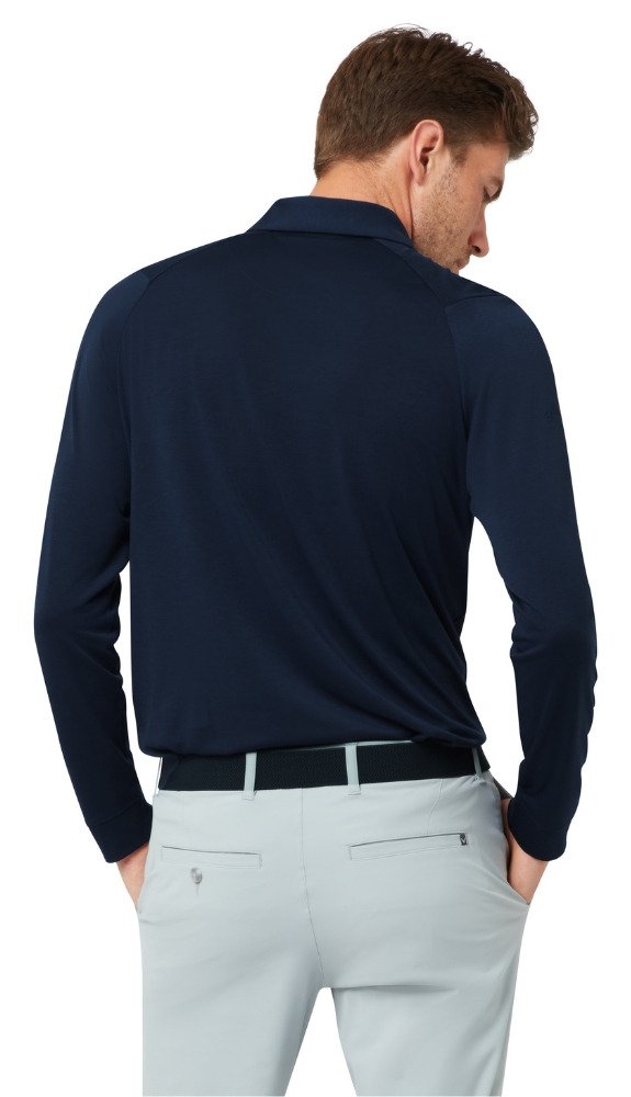 Callaway Soft Touch Long Sleeve polo homme, peacoat