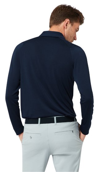 Callaway Soft Touch Long Sleeve polo homme, peacoat