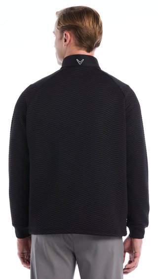 Callaway Chev Jacquard pull homme, caviar