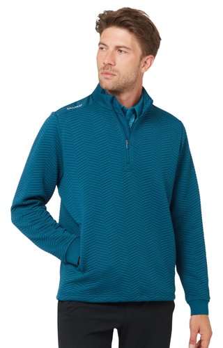 Callaway Chev Jacquard pullover homme, blue coral