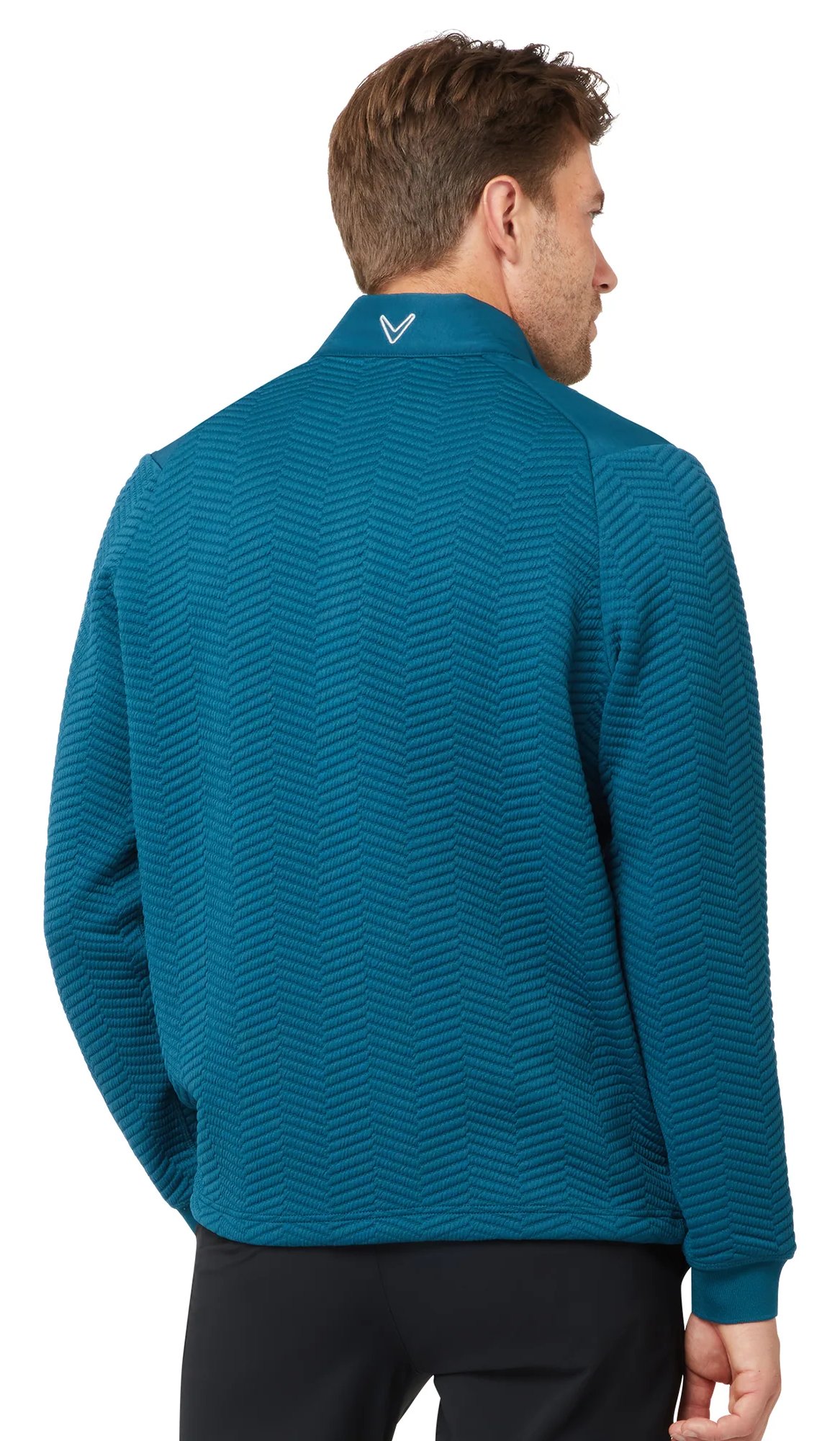 Callaway Chev Jacquard pullover homme, blue coral