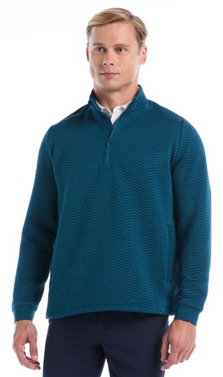 Callaway Chev Jacquard pullover homme, blue coral