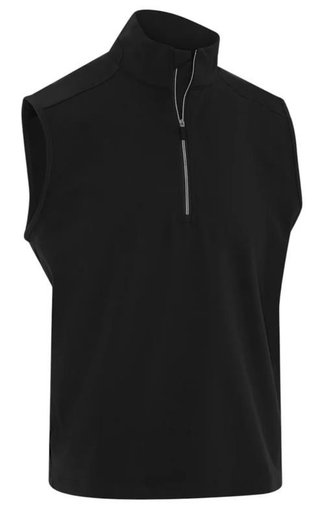 Callaway Lightweight 1/4-Zip veste sans manches homme, caviar