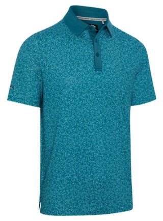 Callaway Confetti Tee Print polo homme, blue coral
