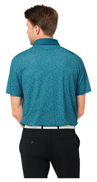 Callaway Confetti Tee Print polo homme, blue coral