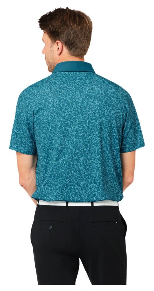 Callaway Confetti Tee Print polo homme, blue coral