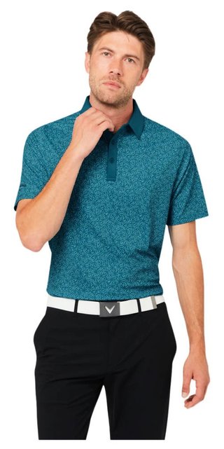 Callaway Confetti Tee Print polo homme, blue coral