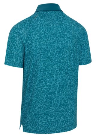 Callaway Confetti Tee Print polo homme, blue coral