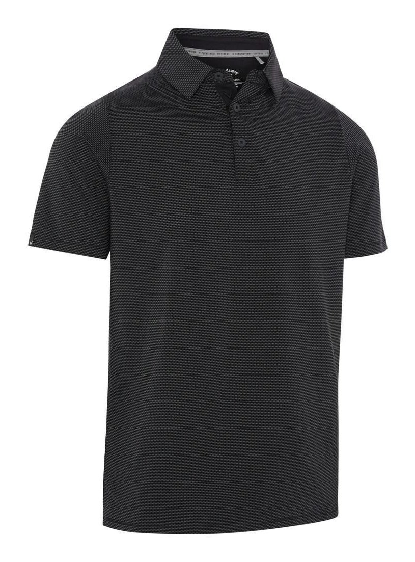 Callaway Emea Two-Tone Geo polo homme, caviar