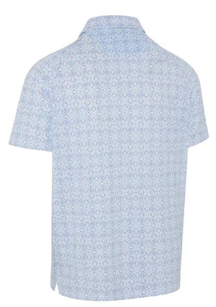 Callaway Printed Fractal Chev polo homme, blanc