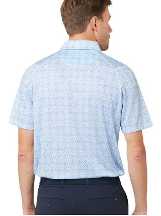 Callaway Printed Fractal Chev polo homme, blanc