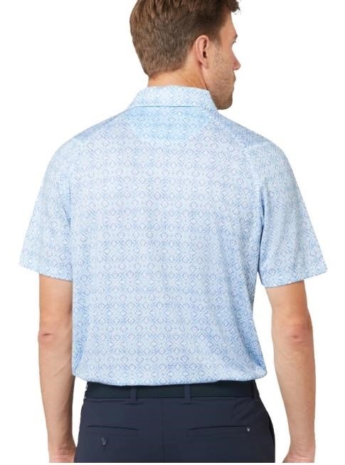Callaway Printed Fractal Chev polo homme, blanc