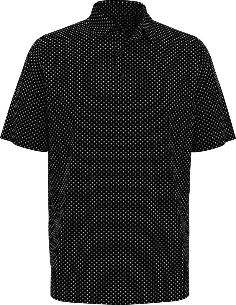 Callaway Trademark Golf Printed polo homme, caviar