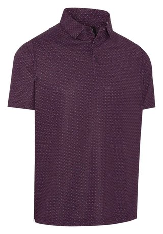 Callaway Trademark Golf Printed polo homme, italian plum